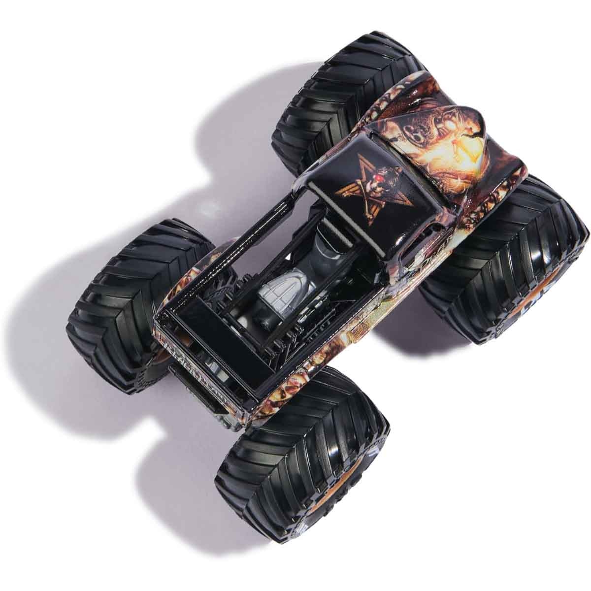 Monster Jam 1:64 Scale Black Pearl Vehicle Toy Unisex, 3-4 Years
