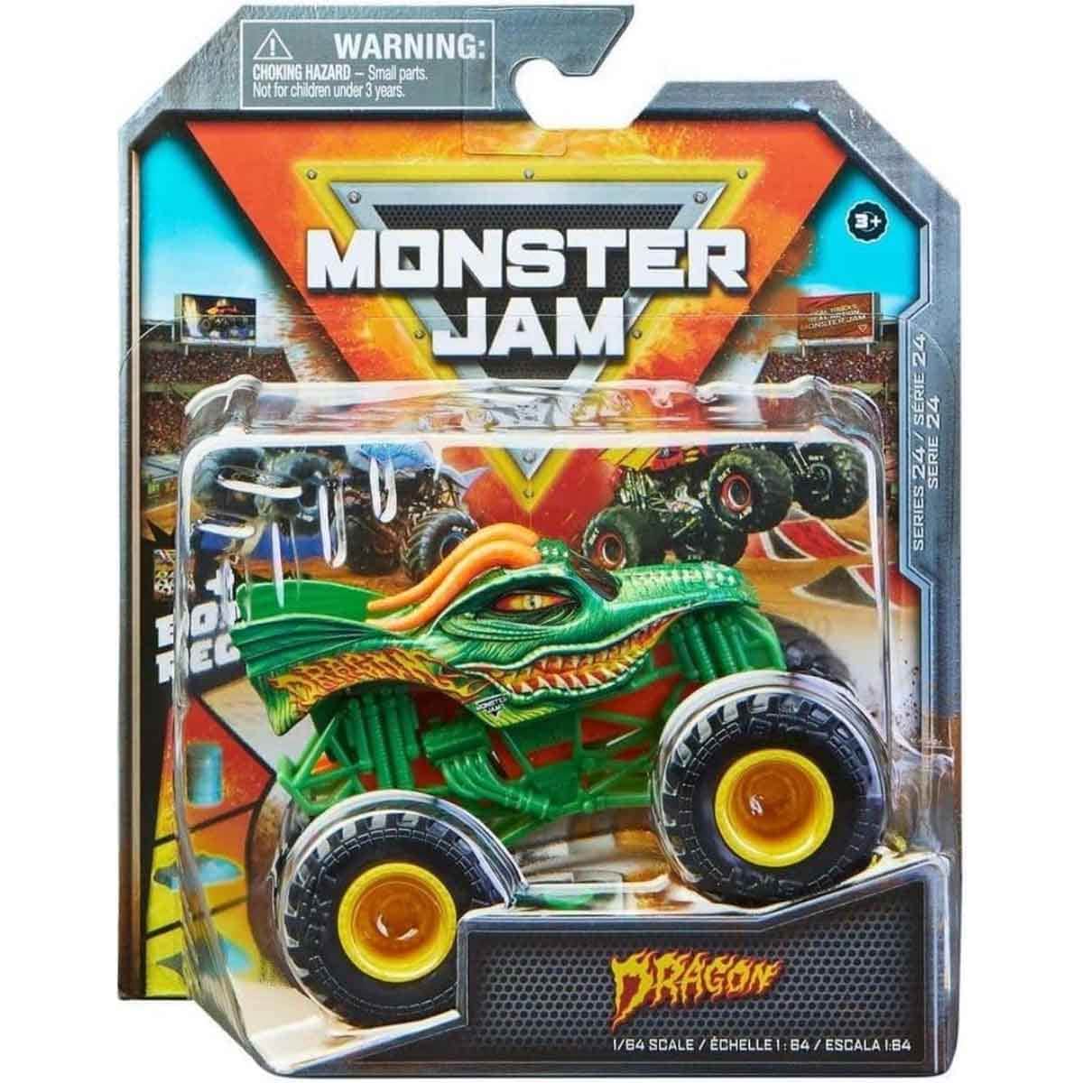 Monster Jam 1:64 Scale M36 Dragon Toy Vehicle Unisex, 3-4 Years