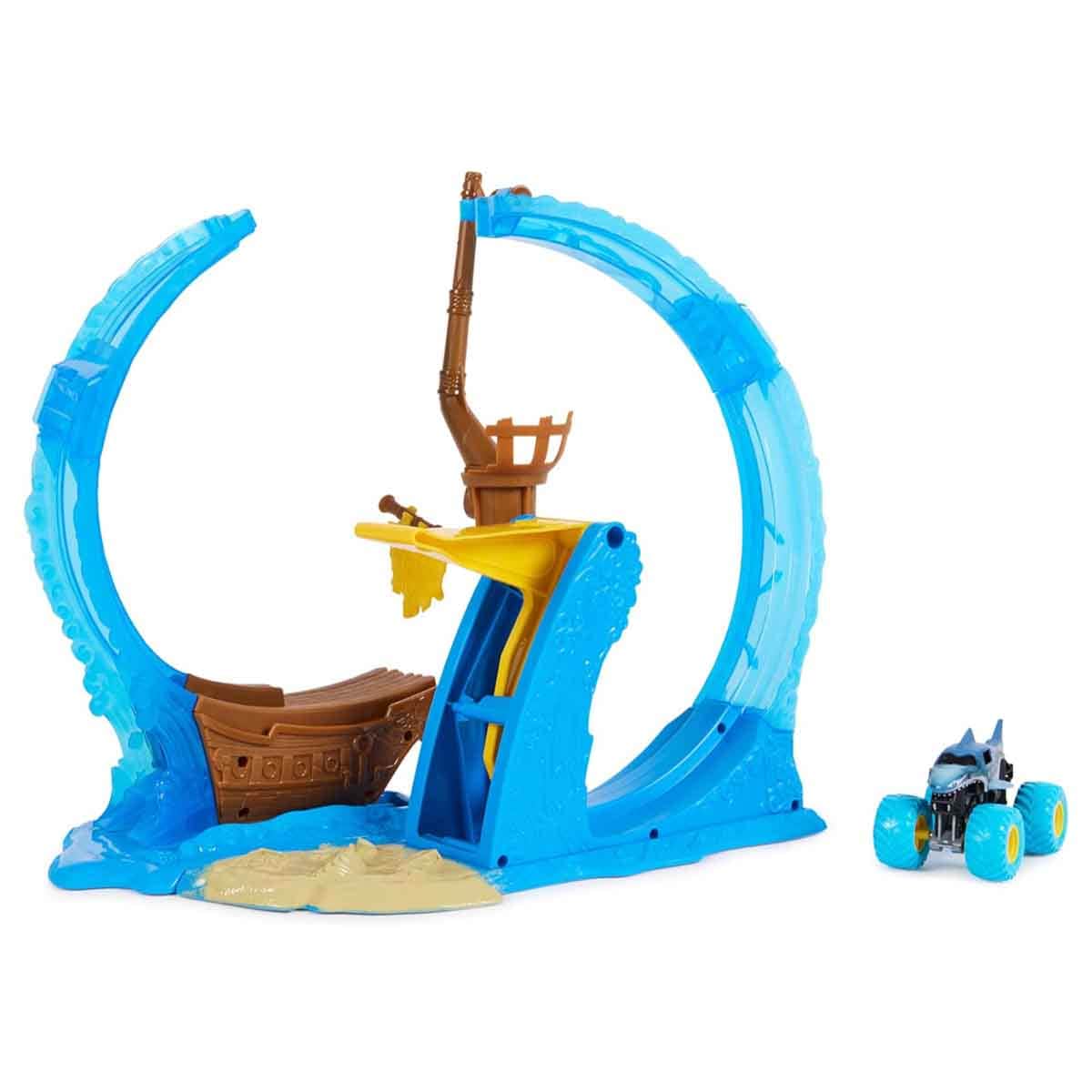 Monster Jam 1:64 Scale Loop of Doom Stunt Playset Unisex, 3-4 Years