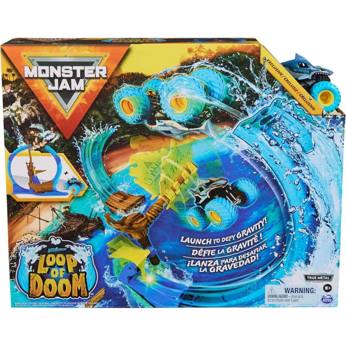 Monster Jam 1:64 Scale Loop of Doom Stunt Playset Unisex, 3-4 Years