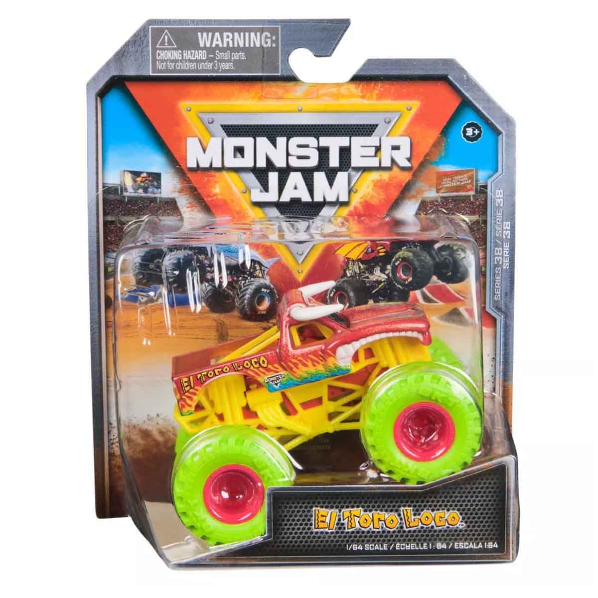 Monster Jam 1:64 Scale Toro Loco Vehicle Toy Unisex, 3-4 Years