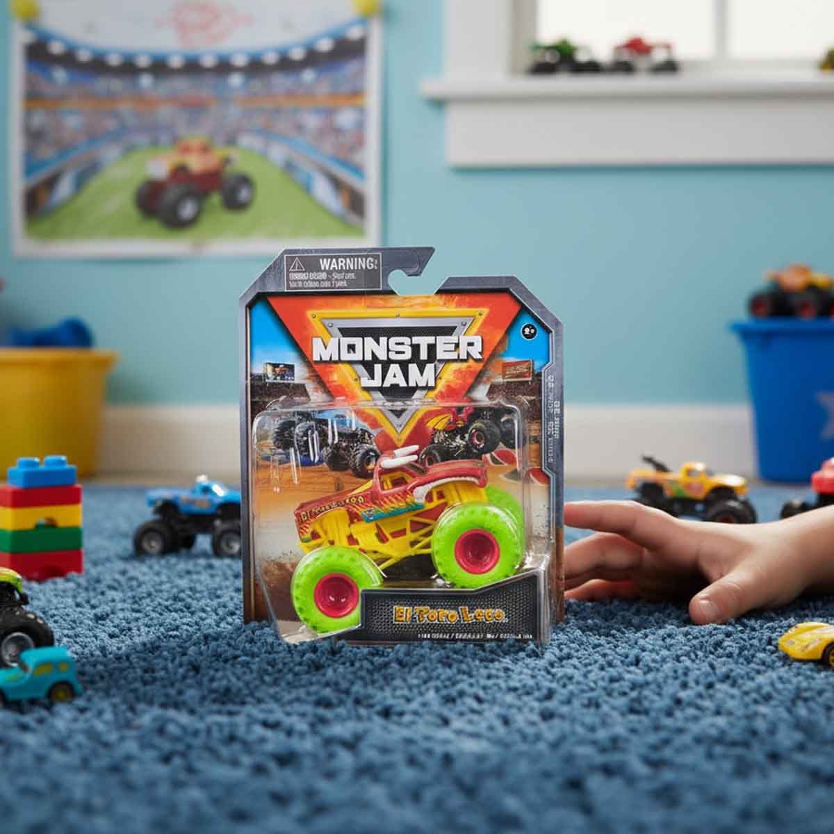 Monster Jam 1:64 Scale Toro Loco Vehicle Toy Unisex, 3-4 Years