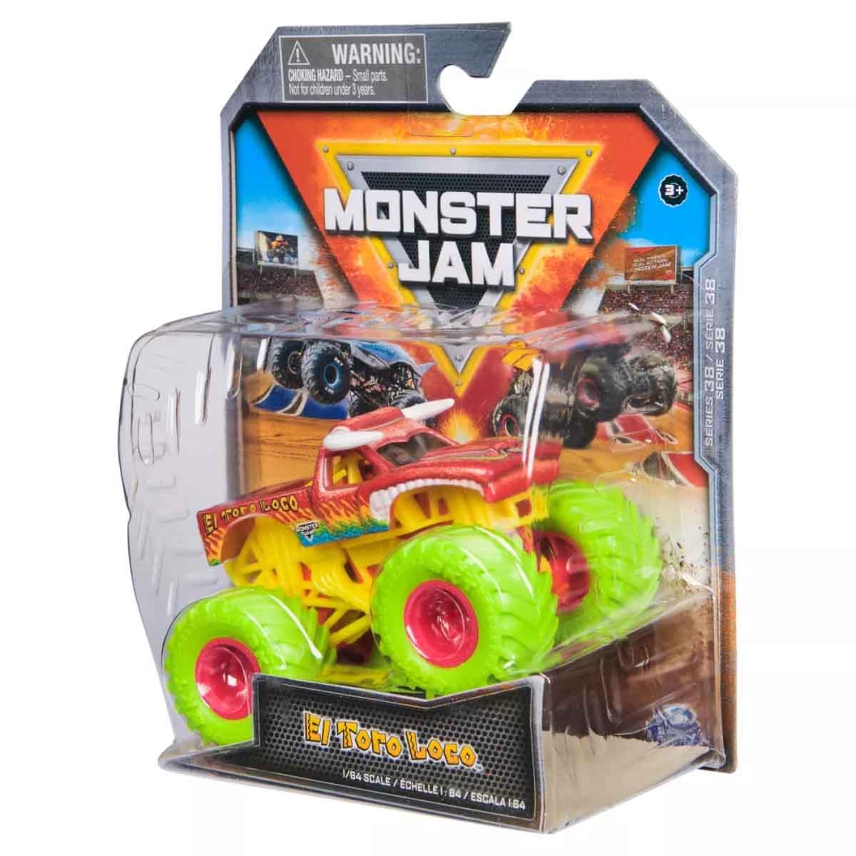 Monster Jam 1:64 Scale Toro Loco Vehicle Toy Unisex, 3-4 Years