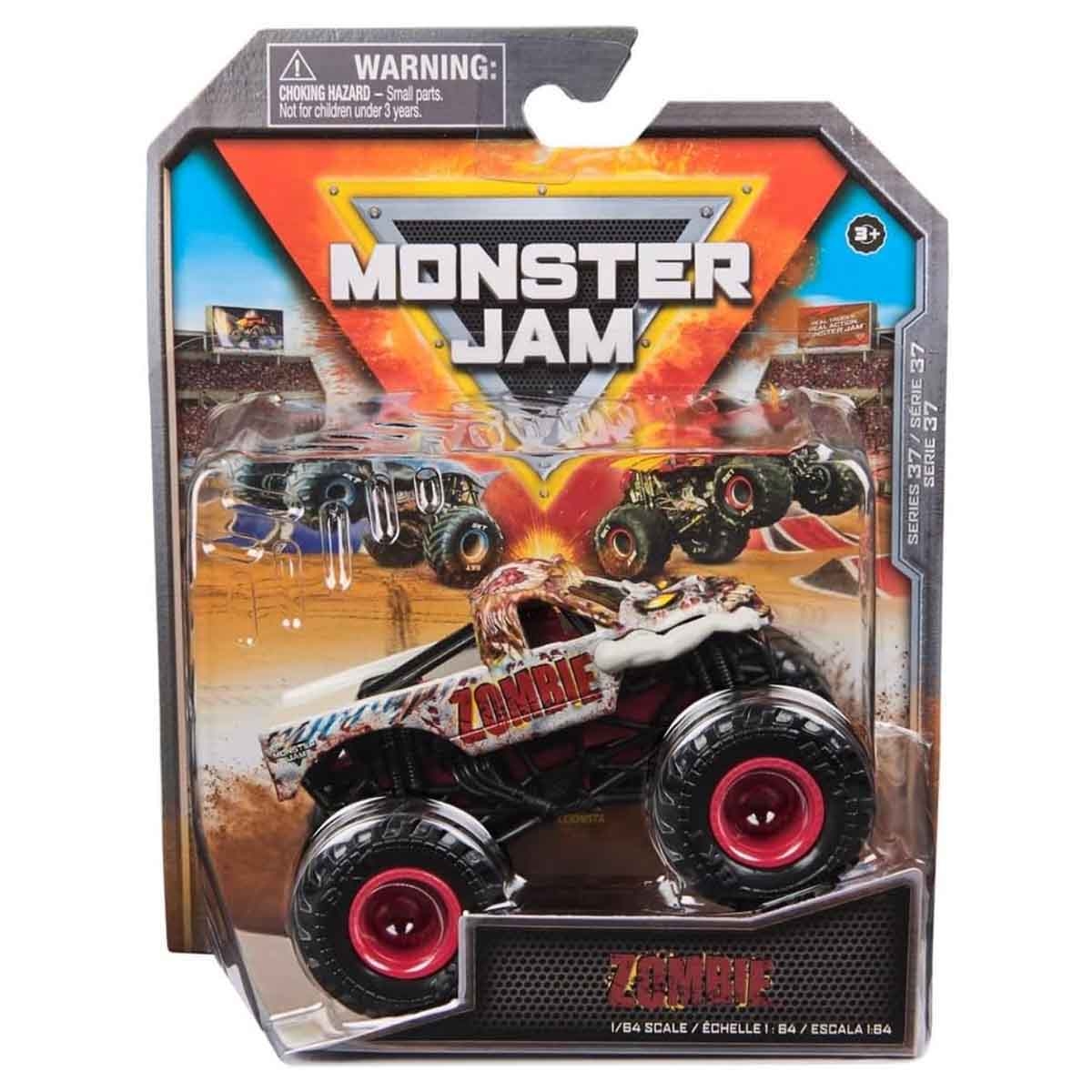 مونستر جام شاحنة زومبي 1:64 للجنسين، عمر 3-4 سنوات