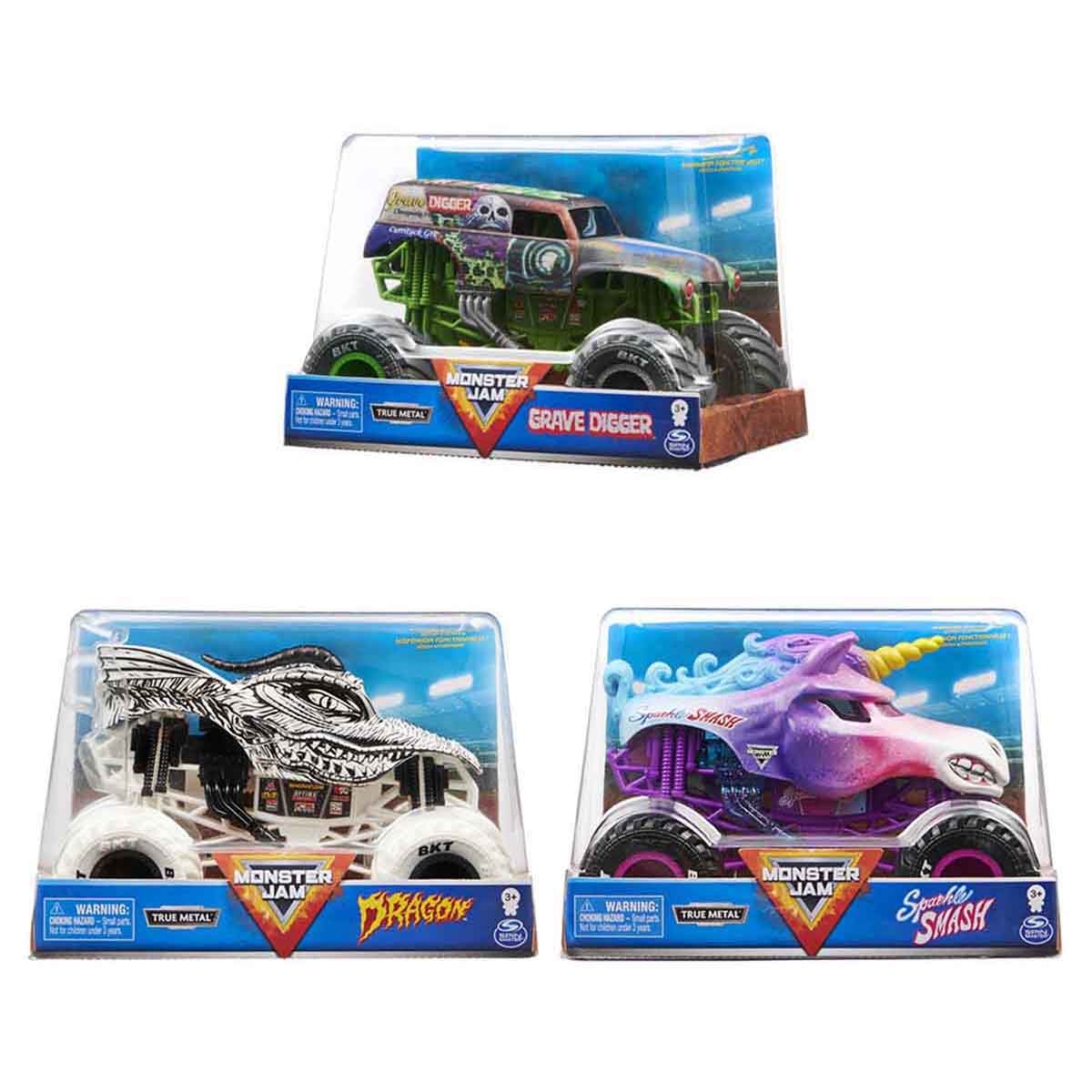 Monster Jam Assorted 1:24 Diecast Trucks Unisex, 3-4 Years
