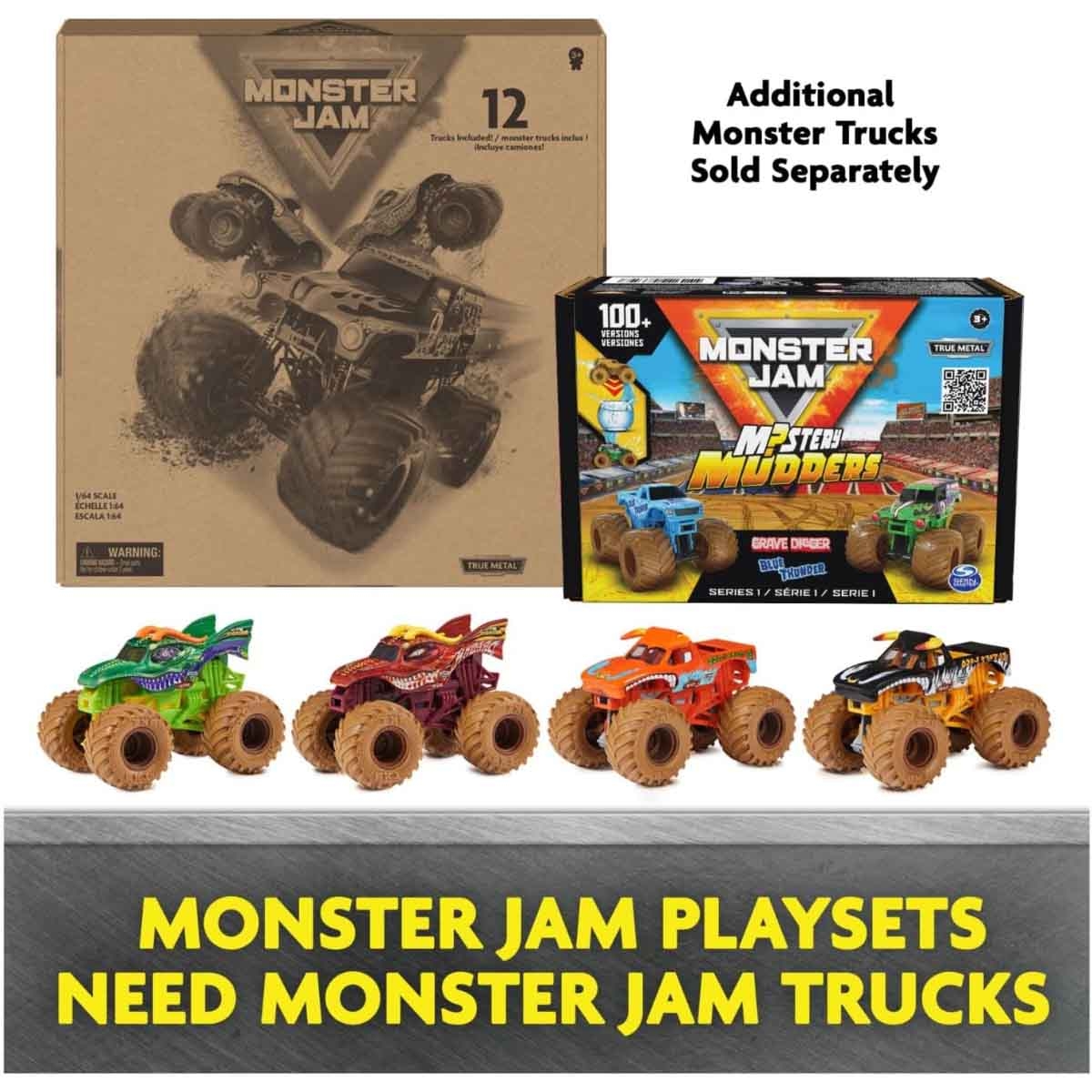 Monster Jam Dueling Dragon Playset Unisex, 3-4 Years