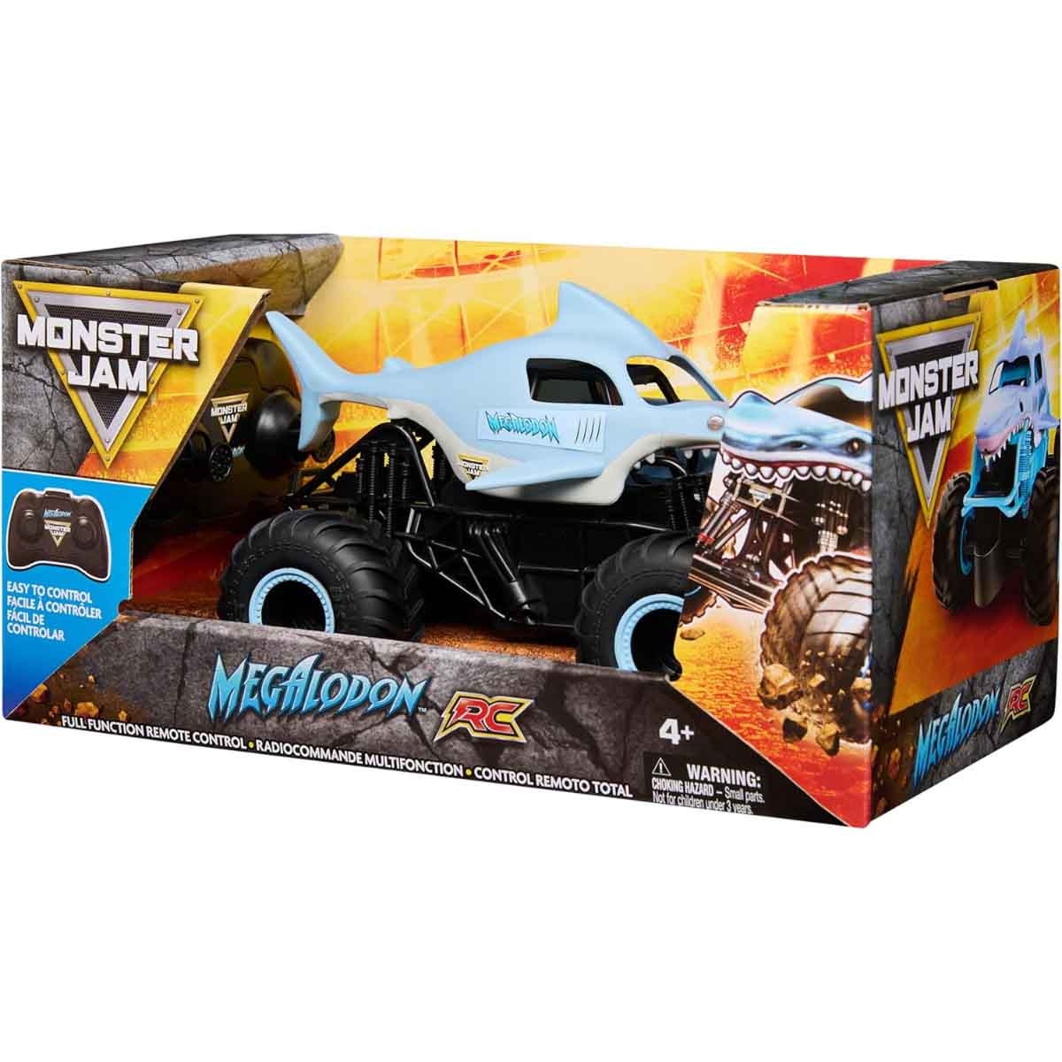 Monster Jam RC 1:24th Scale Megalodon Truck Unisex, 5-7 Years