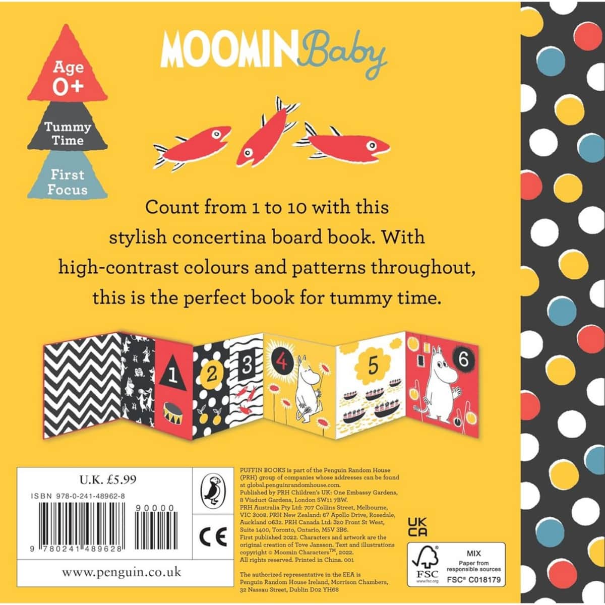 Moomin Baby: 123 - كتاب وقت البطن القابل للتمدد تأليف توفه يانسون - 5 مايو 2022