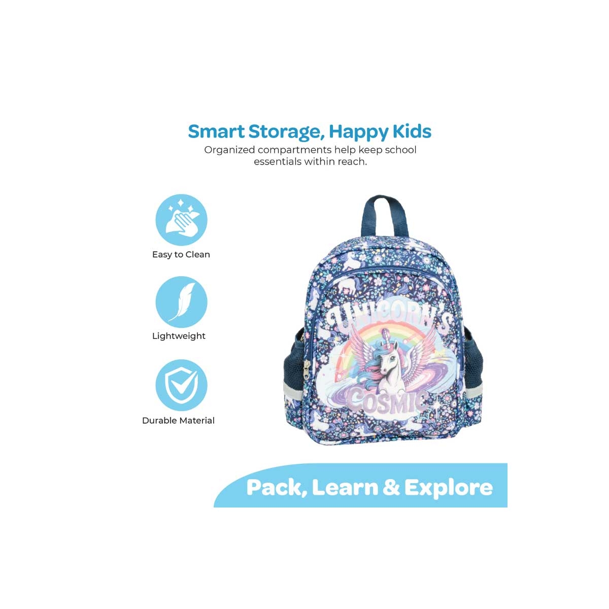 Moon Unicorn Premium Kids Backpack