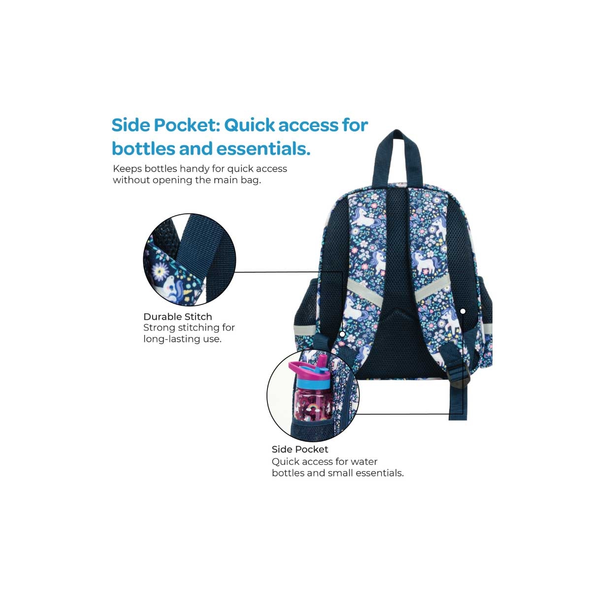 Moon Unicorn Premium Kids Backpack