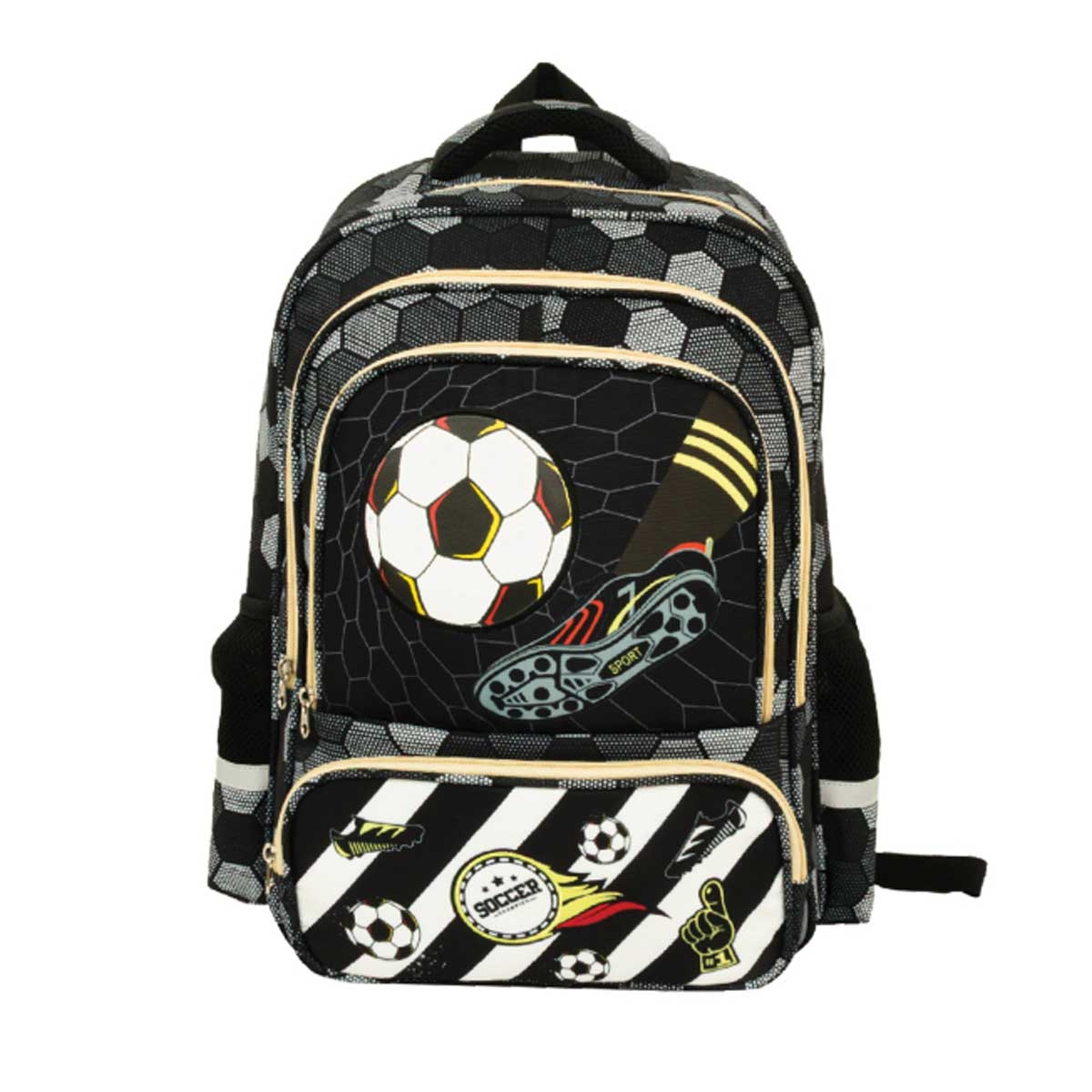 Moon Football Premium Kids Backpack Set