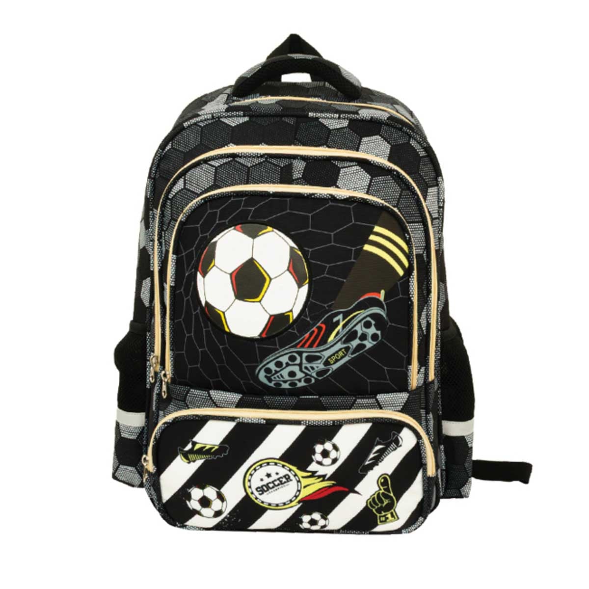 Moon Football Premium Kids Backpack Set