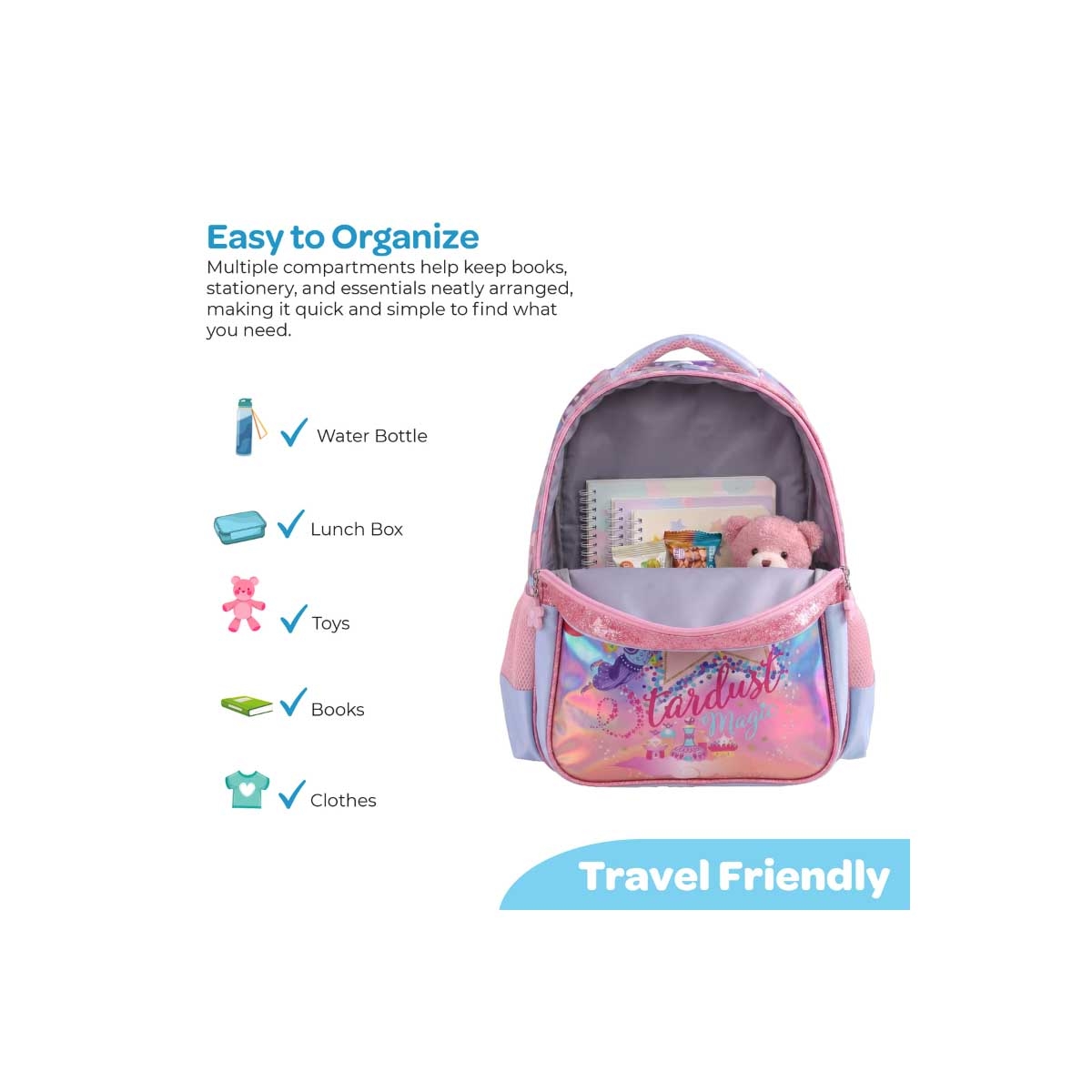 Moon 16" Shimmer & Shine 3-in-1 Backpack + Lunch Bag + Pencil Case Set