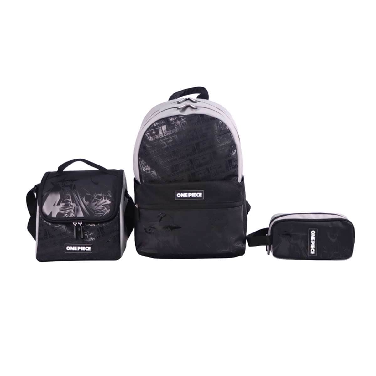 Moon 17" One Piece 3-in-1 Backpack + Lunch Bag + Pencil Case Set