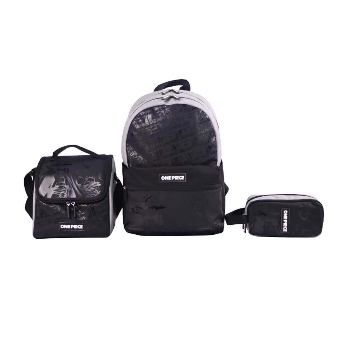 Moon 17" One Piece 3-in-1 Backpack + Lunch Bag + Pencil Case Set