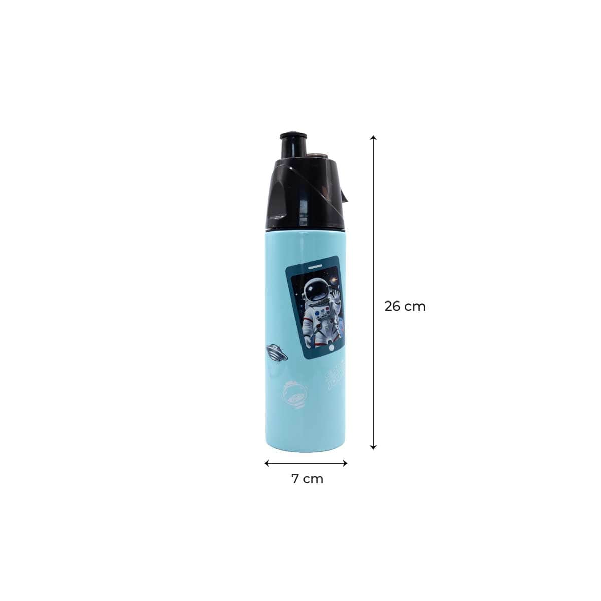 Moon 500ml Astronaut Insulated Stainless Steel Mist Spray Water Bottle