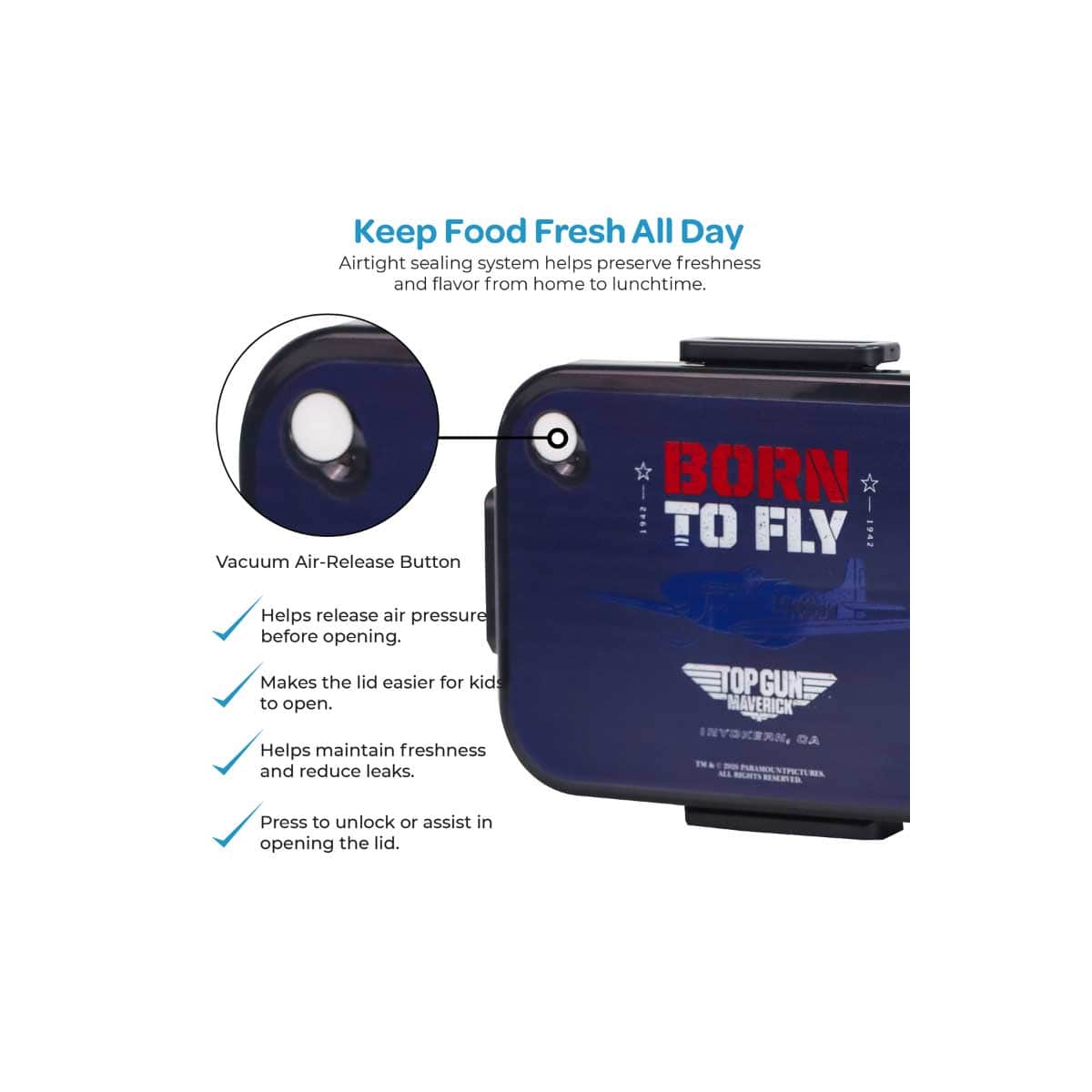Moon Born To Fly Stainless Steel Insulated Kids Lunch Box