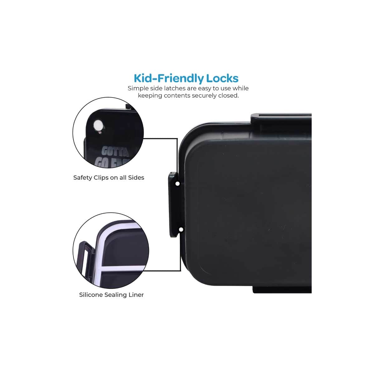 Moon Gotta Go Fast Stainless Steel Insulated Kids Lunch Box