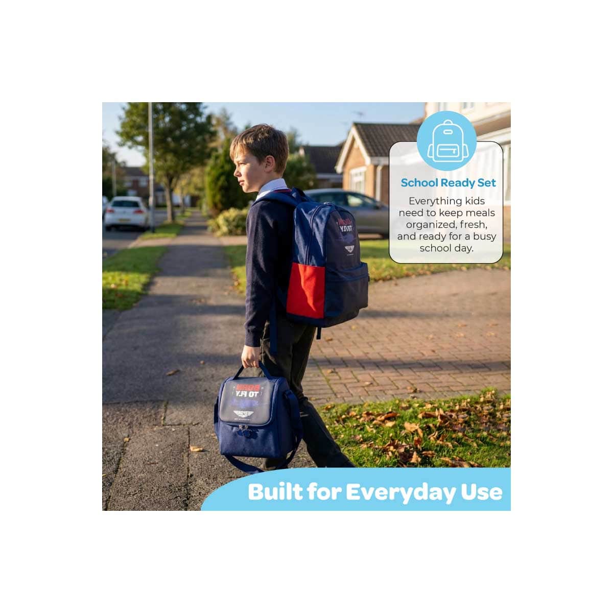 Moon Kids Born To Fly Insulated Lunch Bag