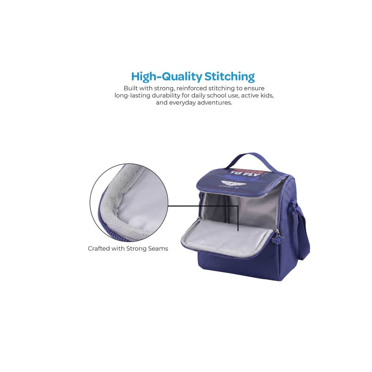 Moon Kids Born To Fly Insulated Lunch Bag