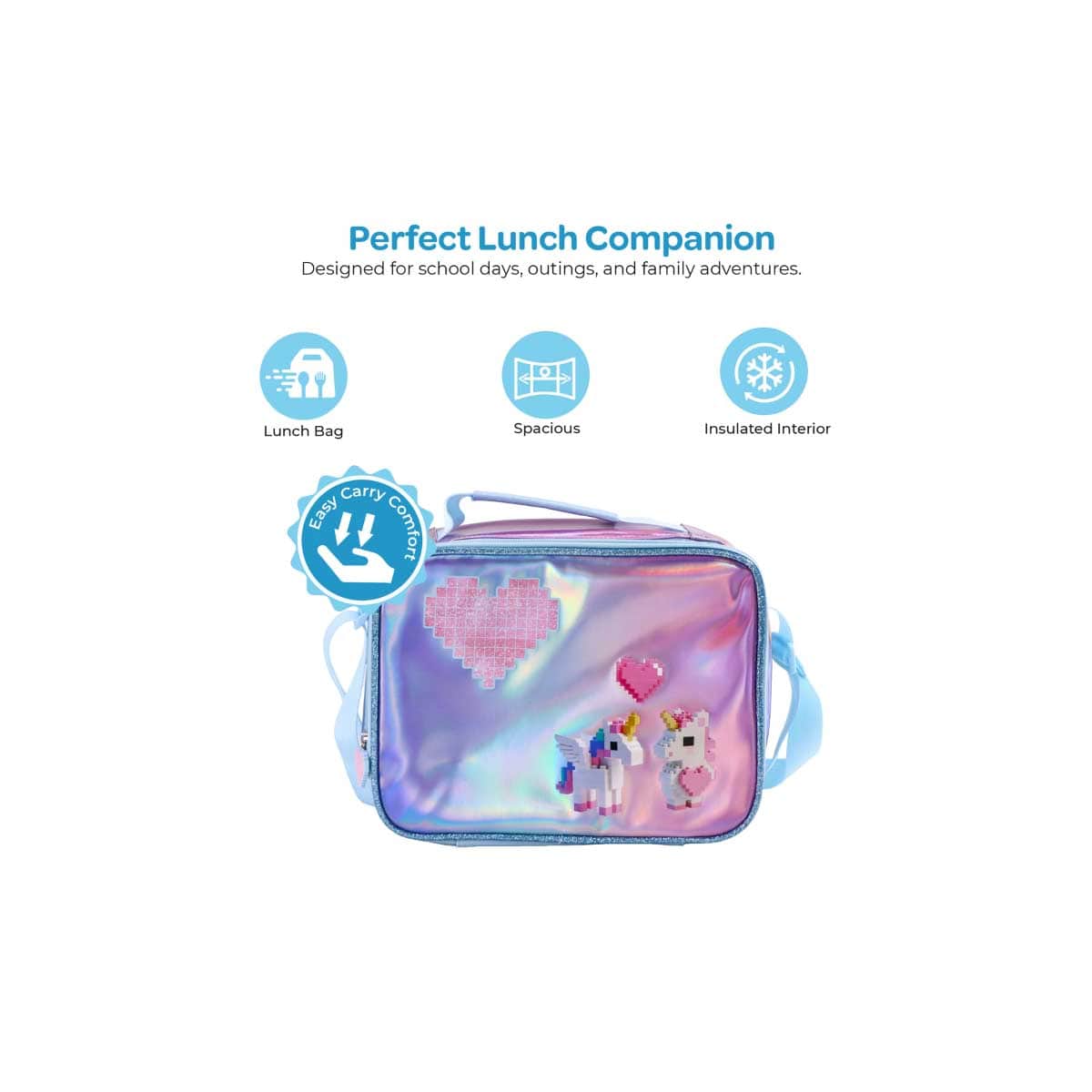 Moon Kids Unicorn Love Insulated Lunch Bag