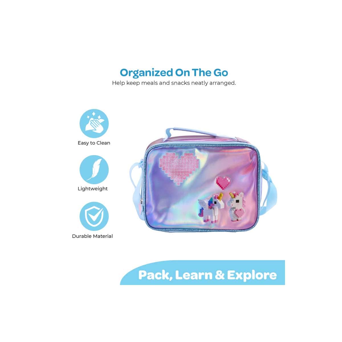 Moon Kids Unicorn Love Insulated Lunch Bag