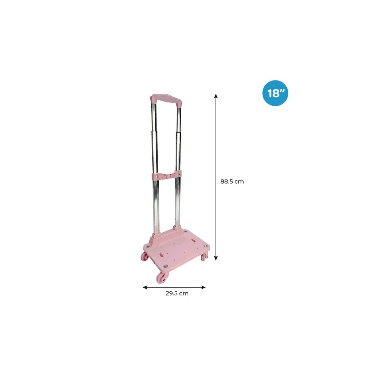 Moon 4-Wheel Foldable Travel Trolley for 18" Bags