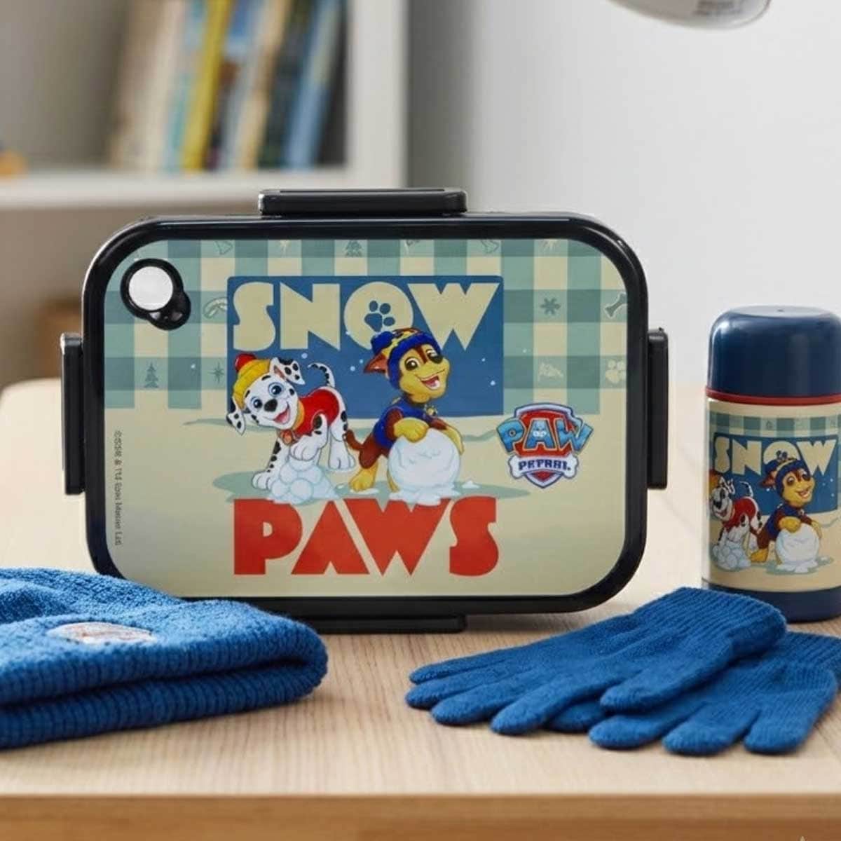 Moon Snow Paws Stainless Steel Insulated Kids Lunch Box