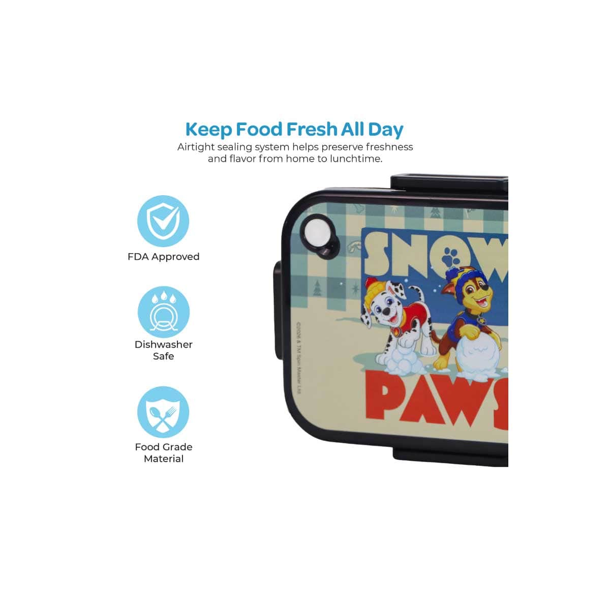 Moon Snow Paws Stainless Steel Insulated Kids Lunch Box