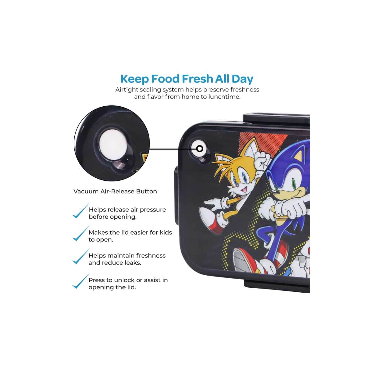 Moon Sonic Stainless Steel Insulated Kids Lunch Box