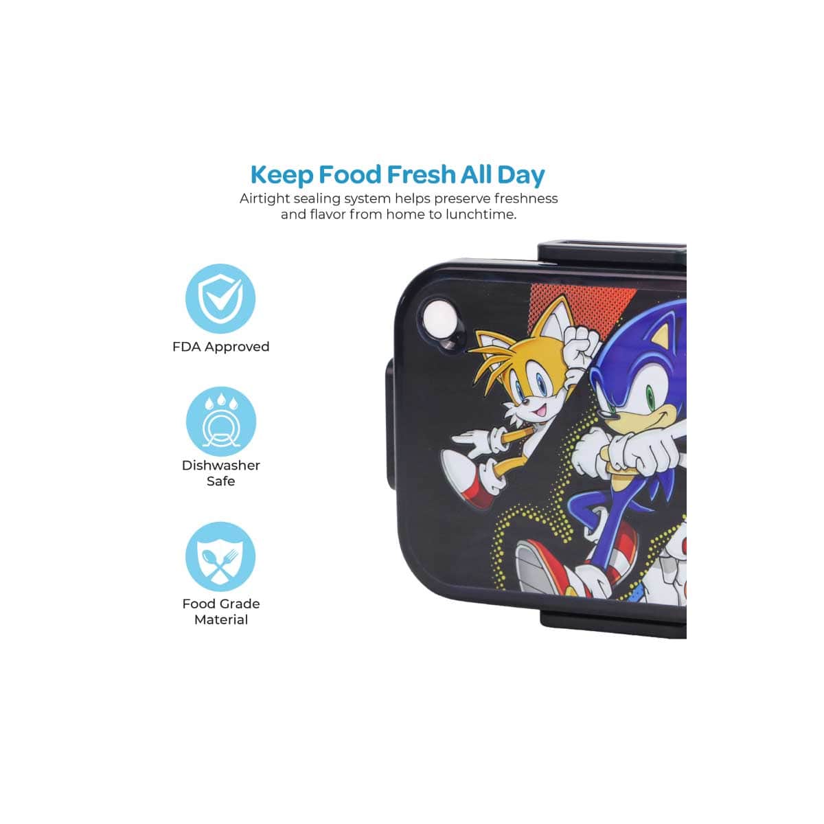 Moon Sonic Stainless Steel Insulated Kids Lunch Box