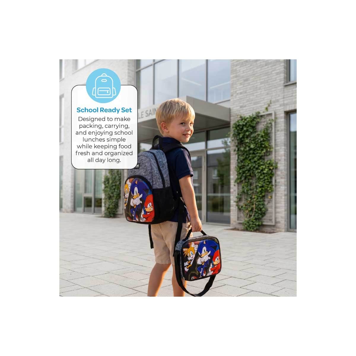 Moon Sonic Stainless Steel Insulated Kids Lunch Box
