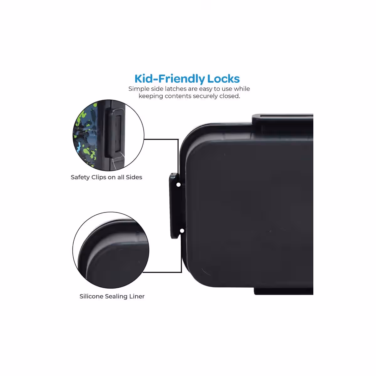 Moon Splash Stainless Steel Insulated Kids Lunch Box