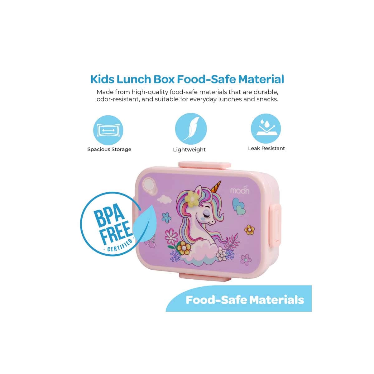 Moon Unicorn Stainless Steel Insulated Kids Lunch Box