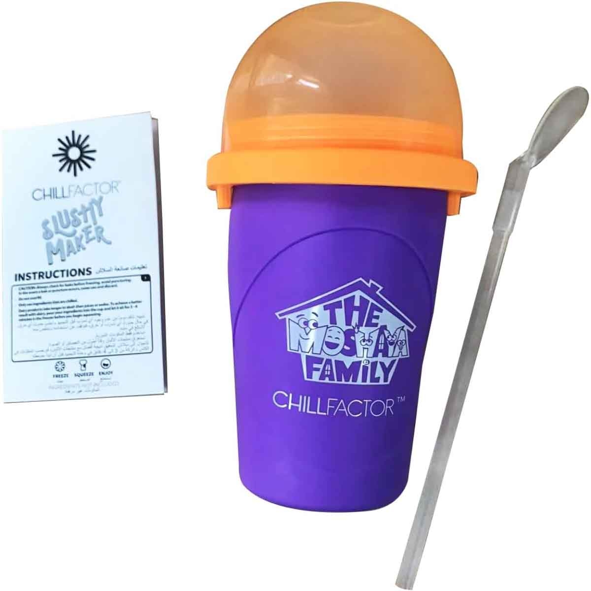 Moshaya Family Chill Factor Neon Slushy Maker Unisex, 3-4 Years