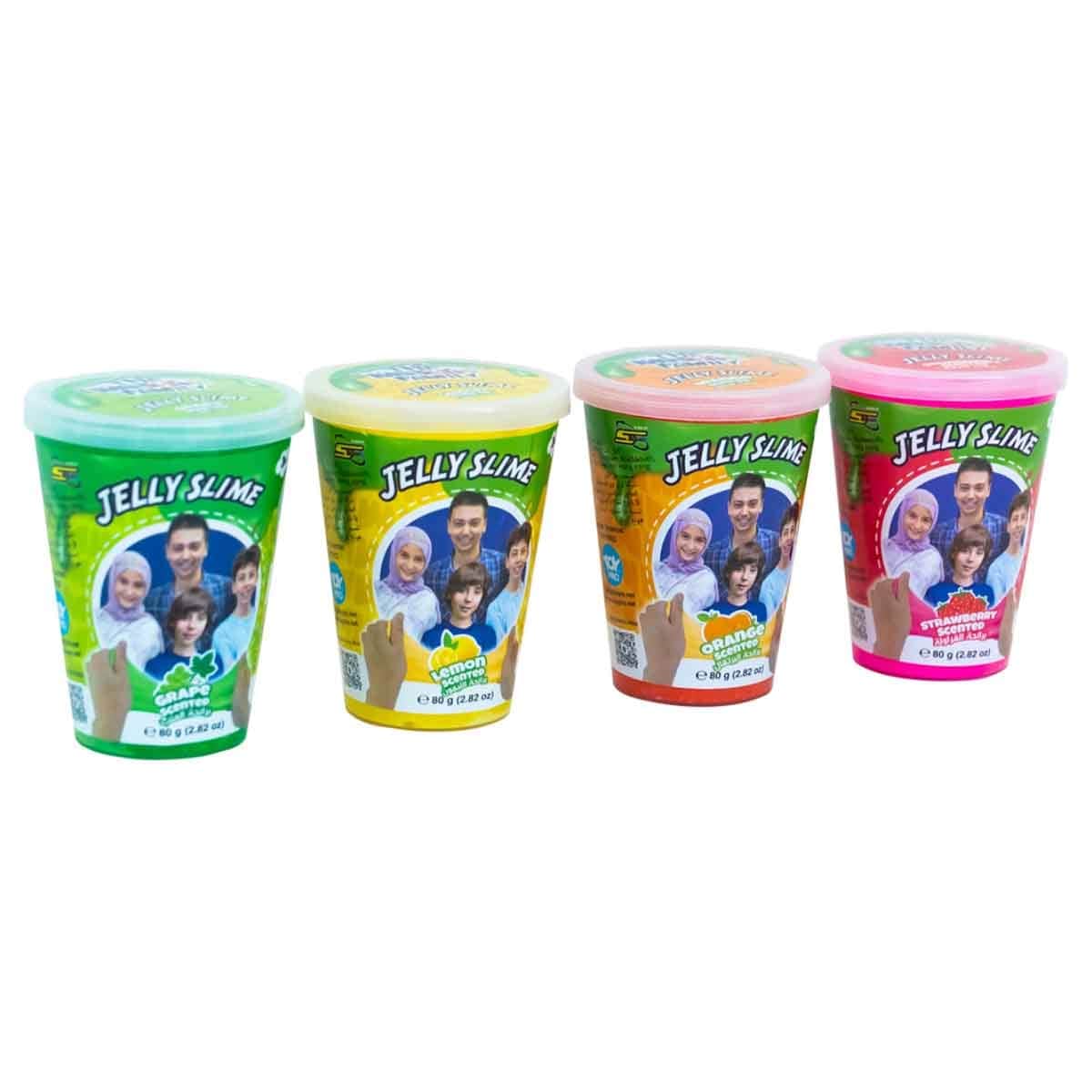 Moshaya Family Assorted Jelly Slime Can & Squeezers Net Foam Ball with Squeezers Bingsu Ball Bundle