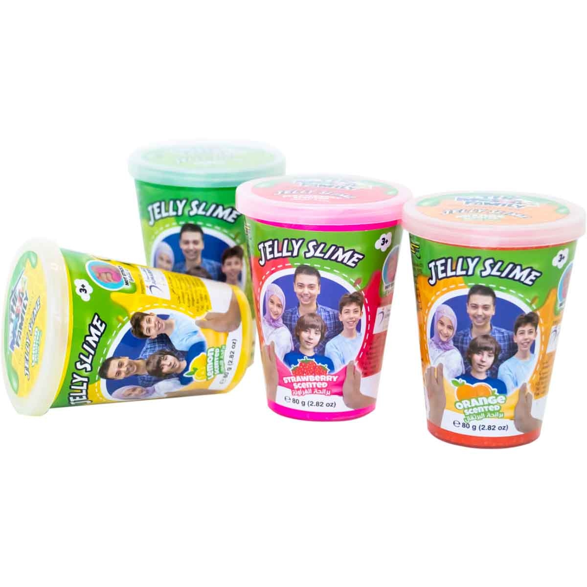 Moshaya Family Jelly Slime Assorted Single Can Unisex, 3-4 Years