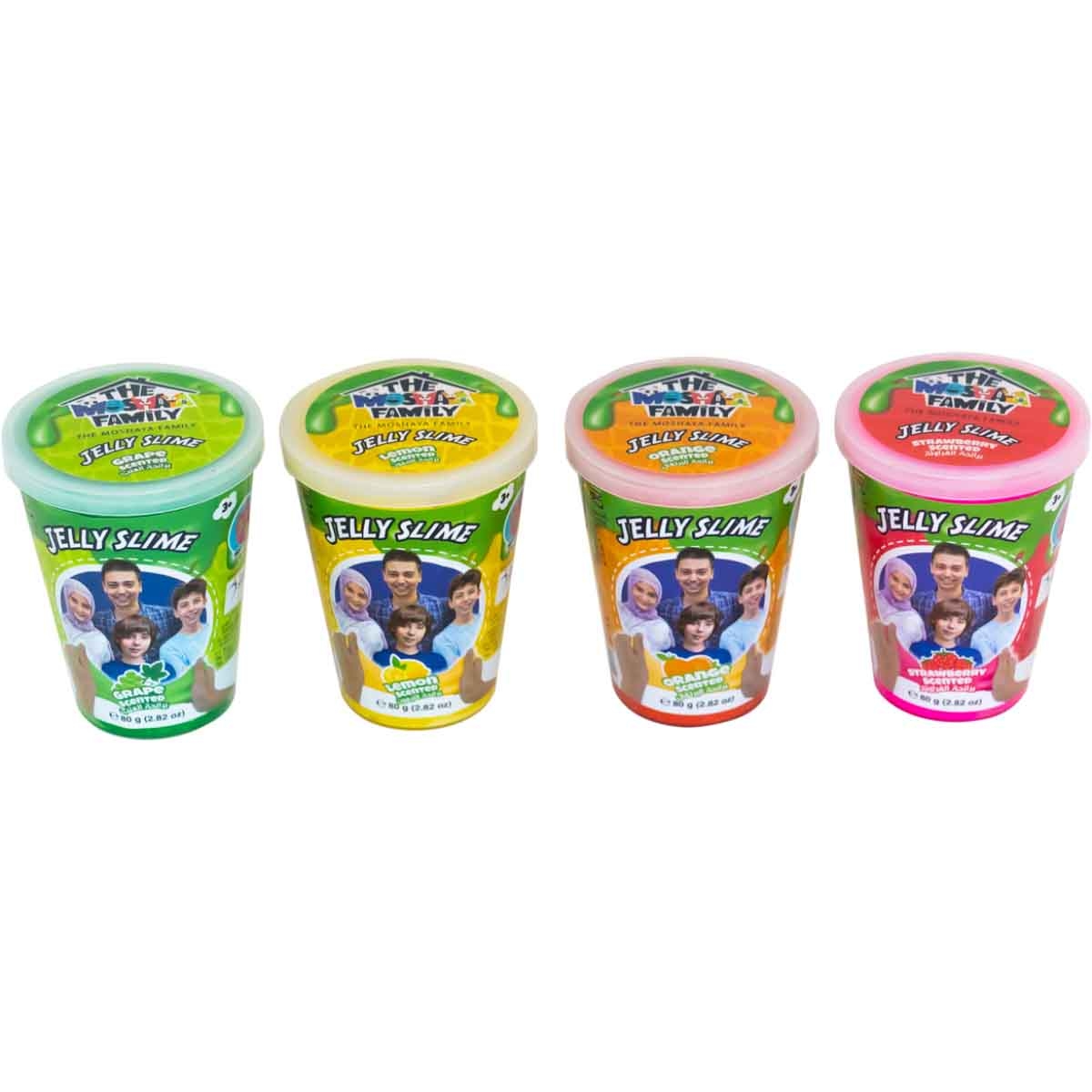 Moshaya Family Jelly Slime Assorted Single Can Unisex, 3-4 Years