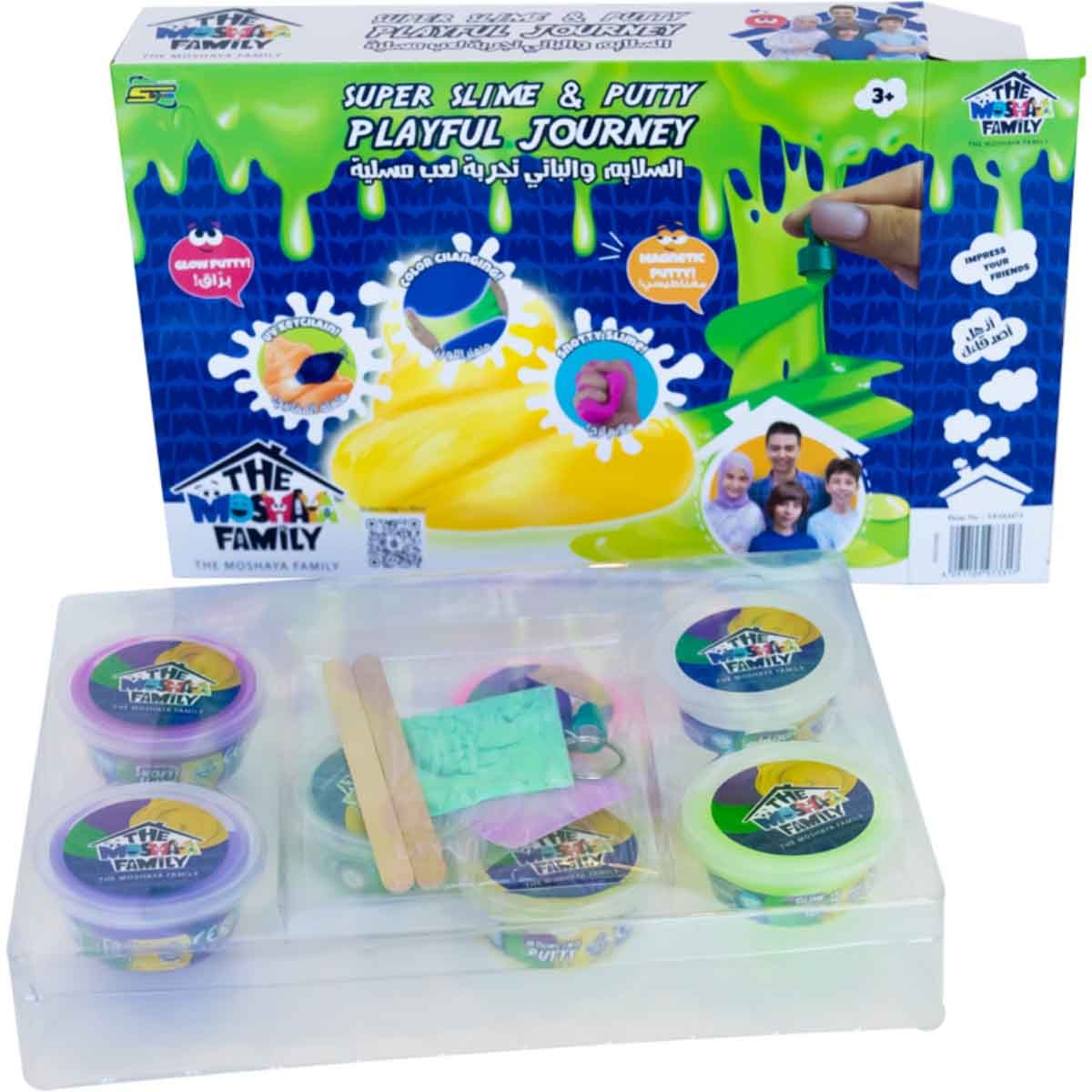 Moshaya Family Playful Journey Slime Putty Set Unisex, 3-4 Years