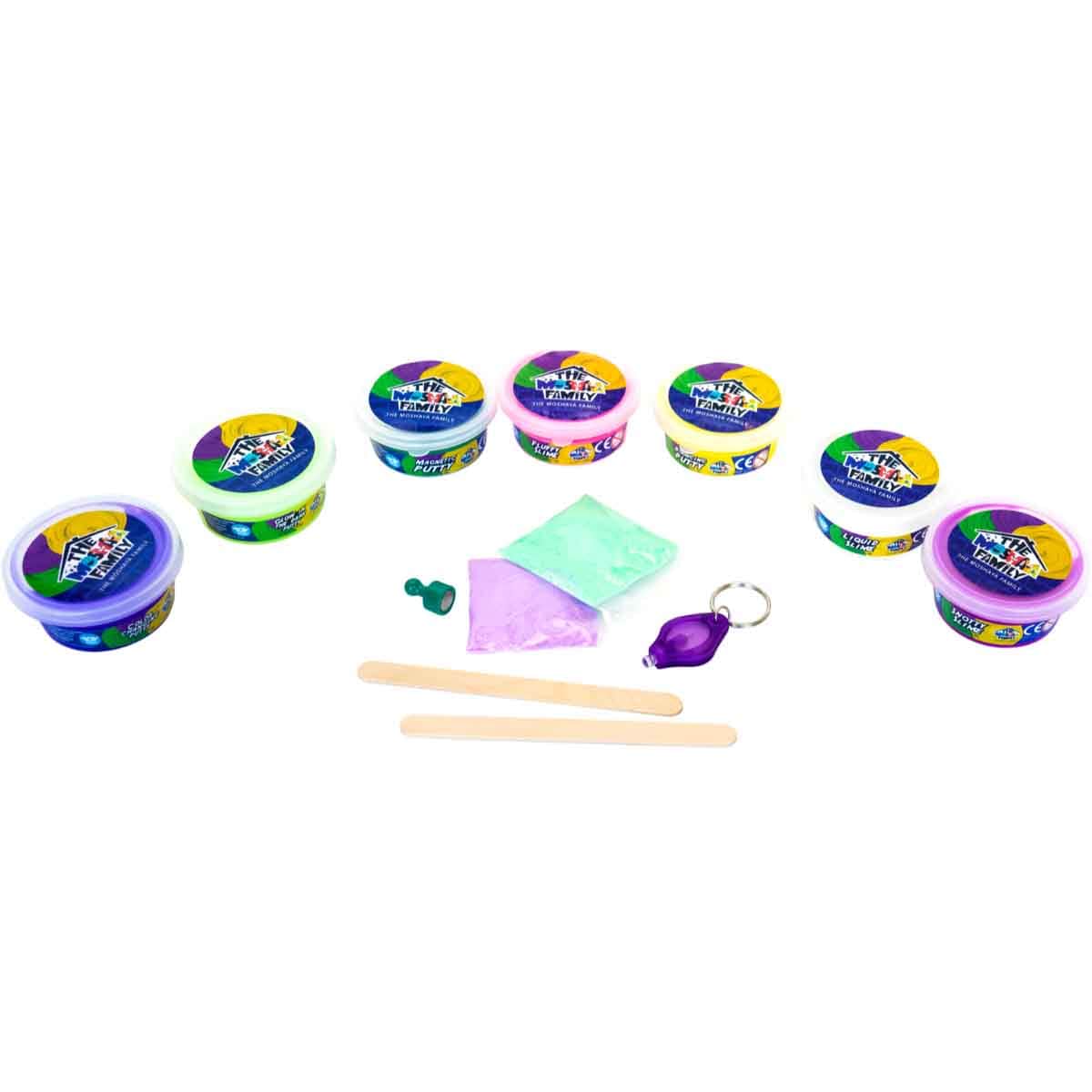 Moshaya Family Playful Journey Slime Putty Set Unisex, 3-4 Years
