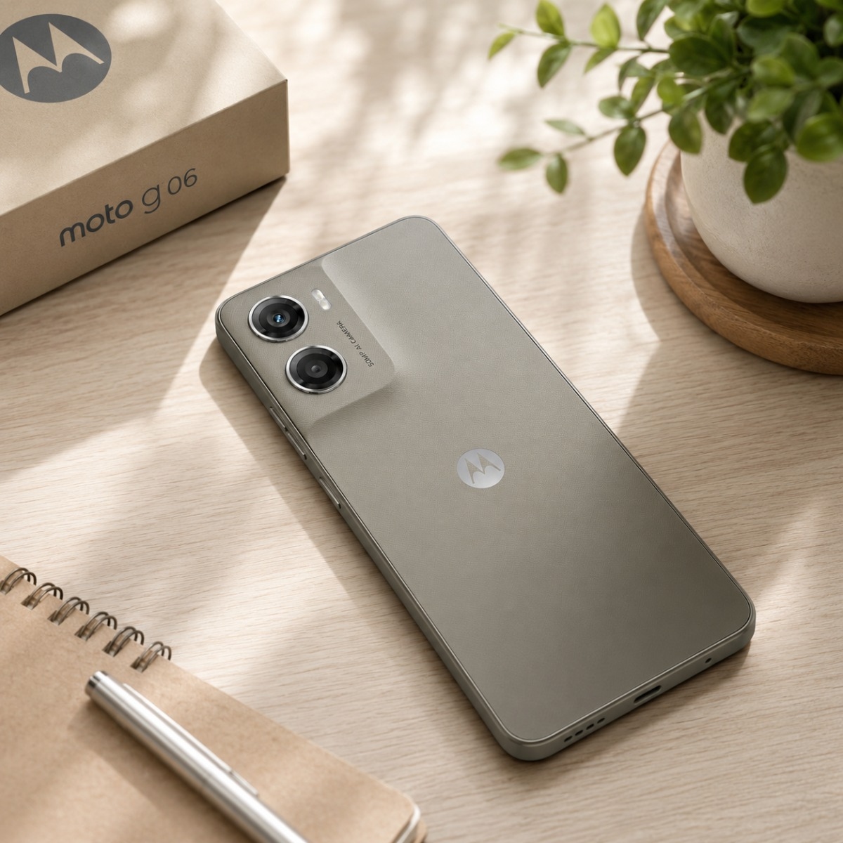 موتورولا Moto G06 جوال بتقنية 4G بنظام أندرويد