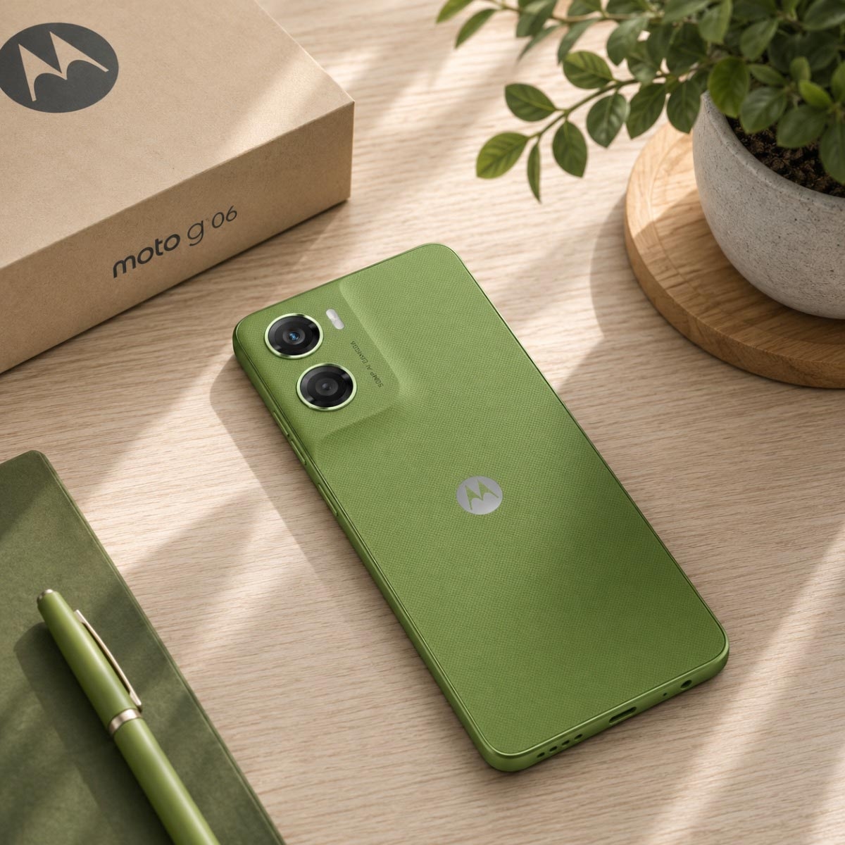 موتورولا Moto G06 جوال بتقنية 4G بنظام أندرويد