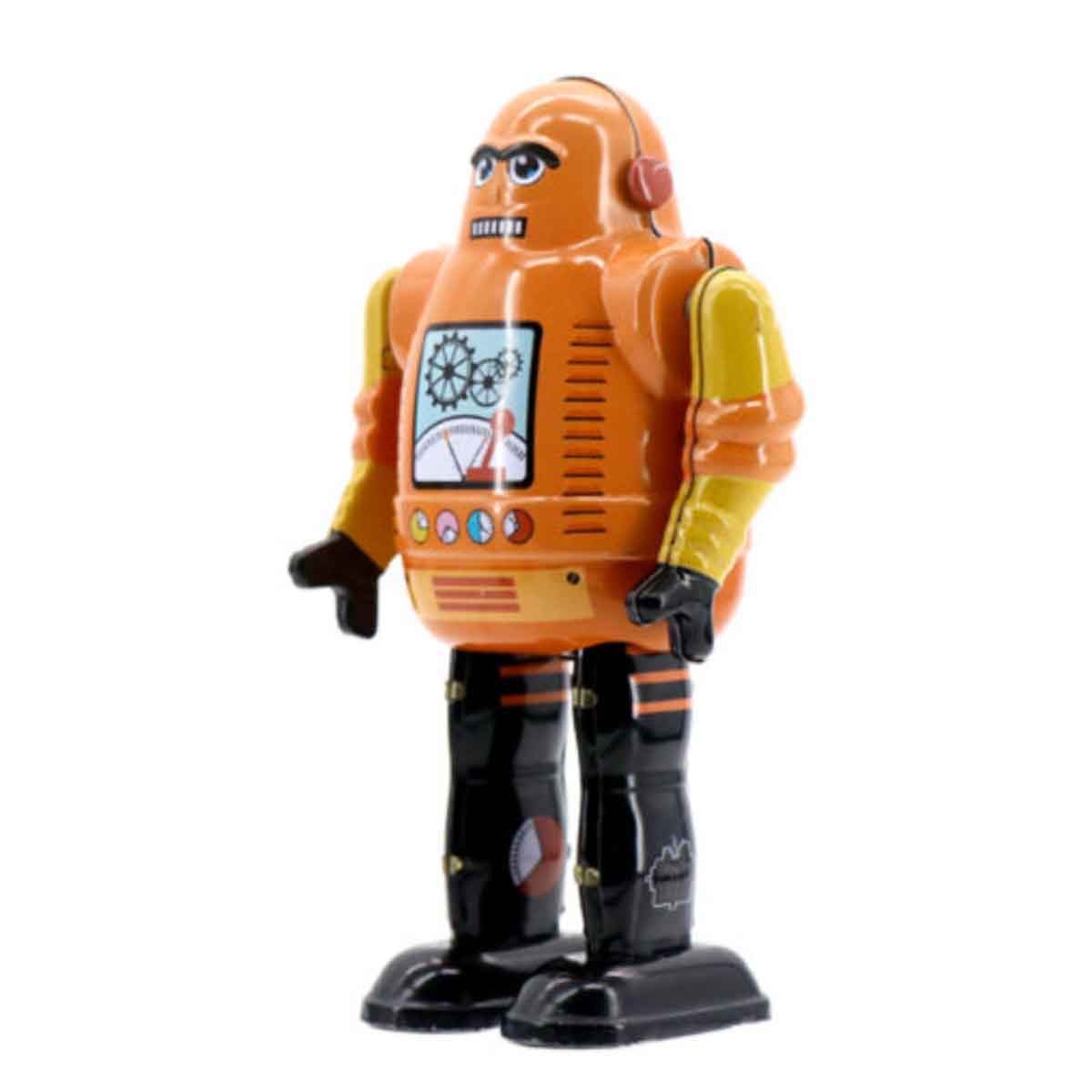 Mr & Mrs Tin 6” Mechanic Bot Limited Edition Vintage Wind Up Toy Unisex, 3-4 Years