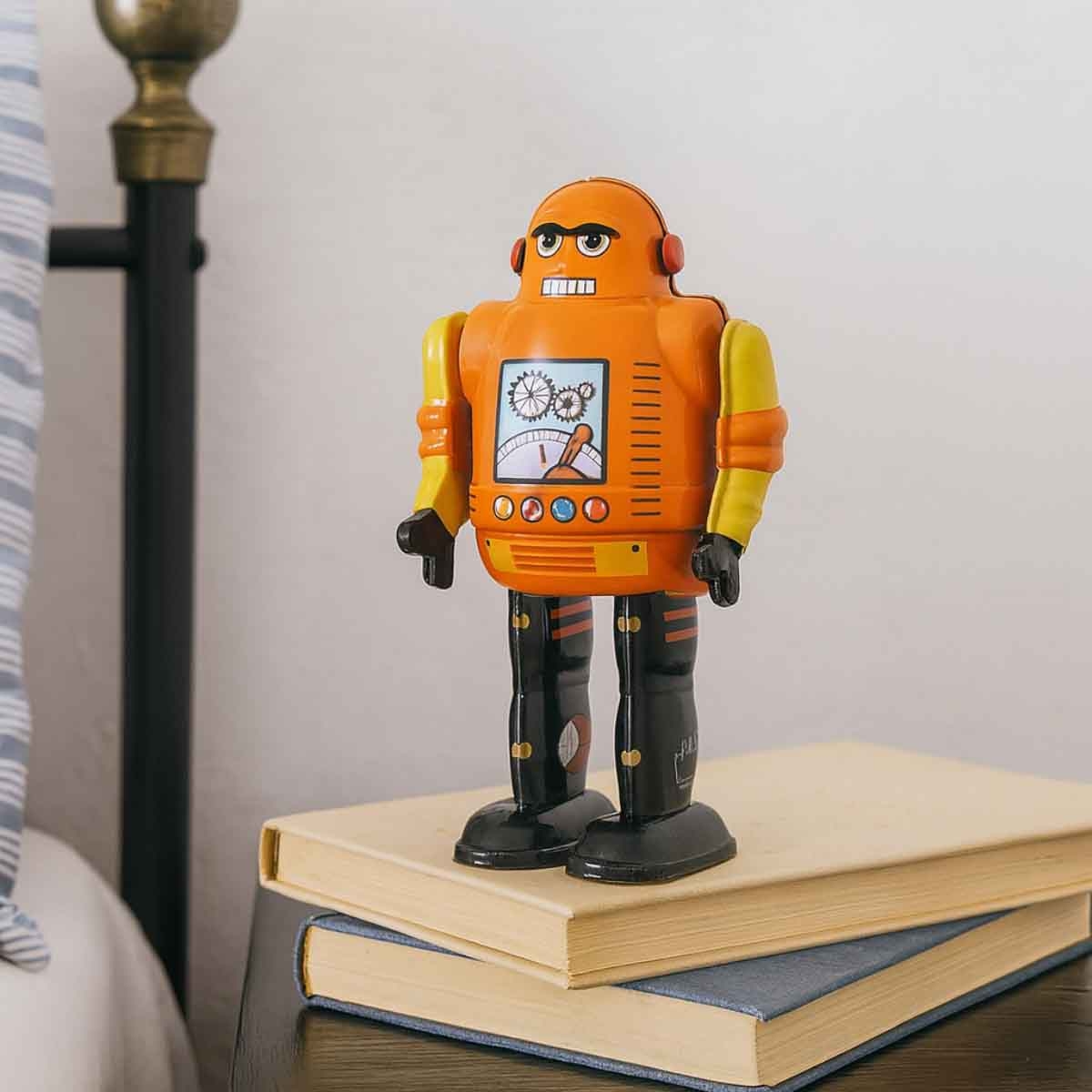 مستر آند مسز تين لعبة ملف ميكانيك بوت 6 انش إصدار محدود كلاسيكي للجنسين 3 - 4 سنوات