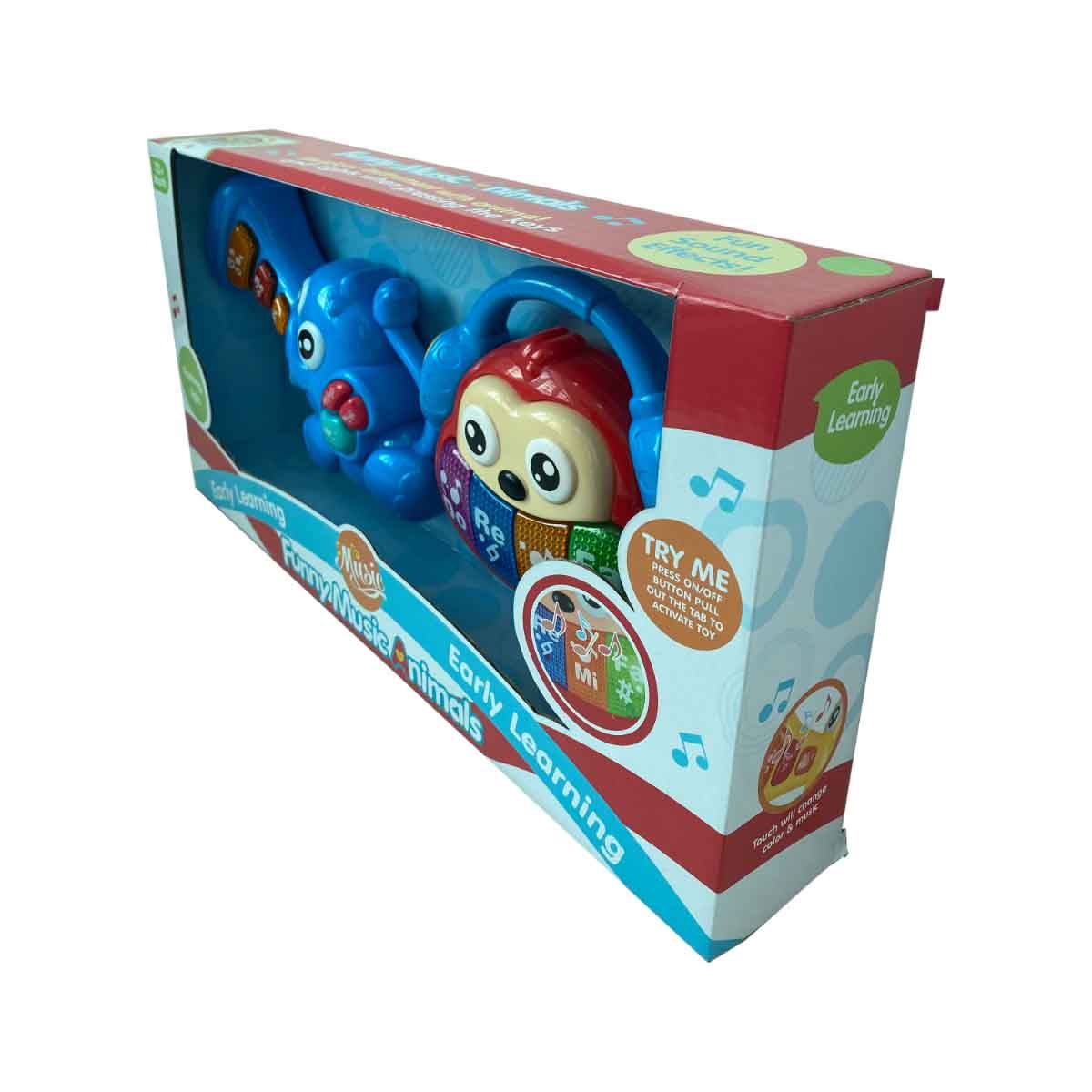 Kos Group Assorted Music Animals Toy Set Toddler, 0-2 Years