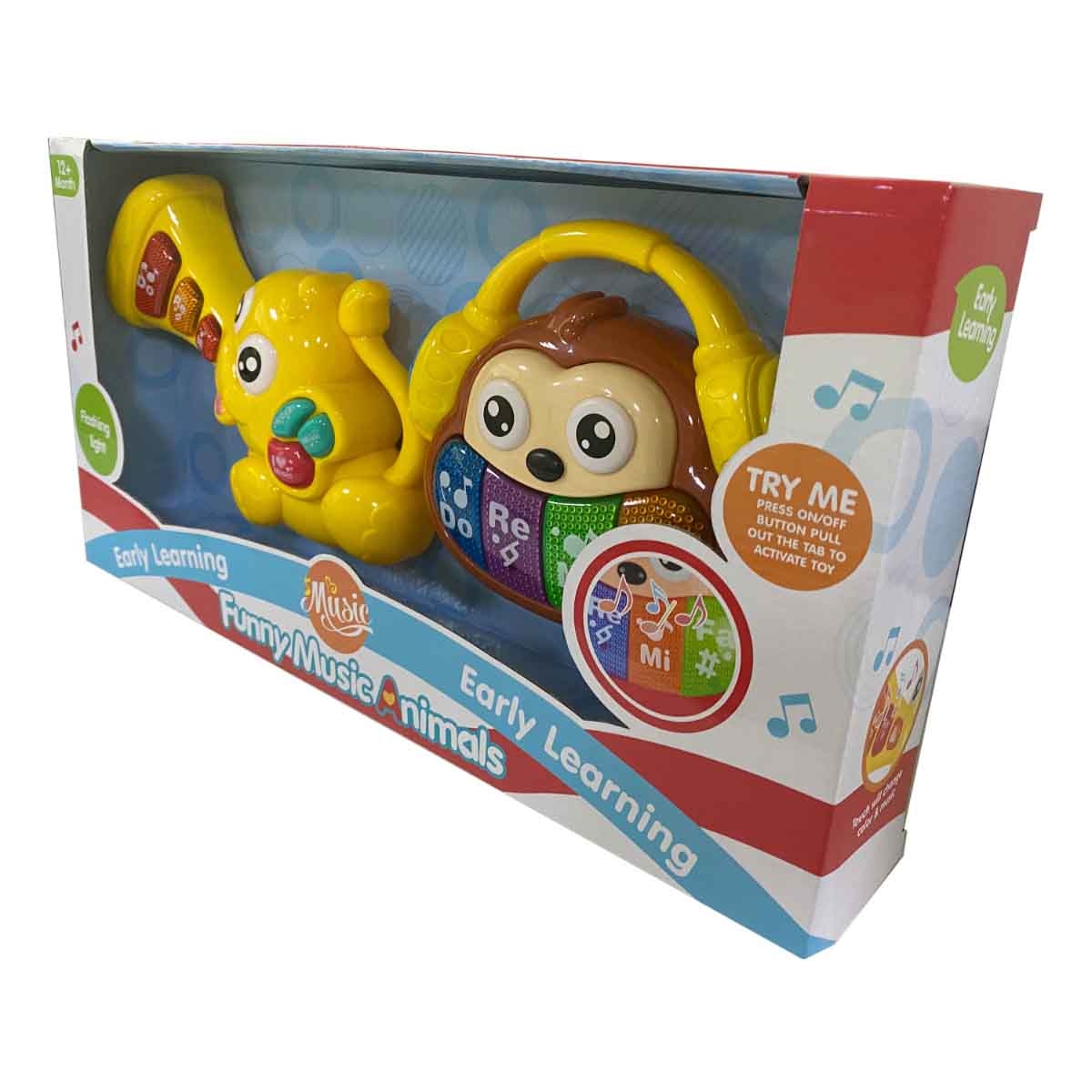 Kos Group Assorted Music Animals Toy Set Toddler, 0-2 Years