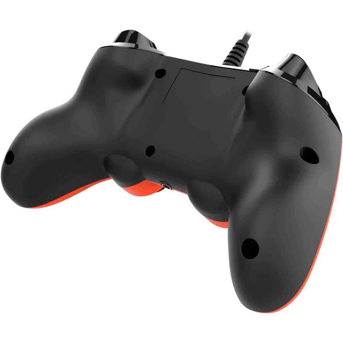 Nacon Compact Orange Wired Gaming Controller for PlayStation 4
