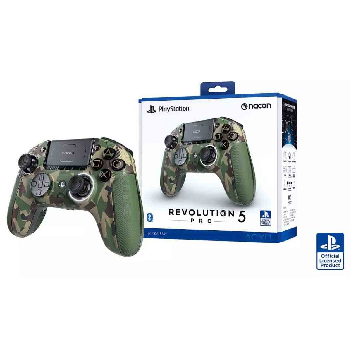 Nacon Revolution 5 PRO Forest Camo Gaming Controller for PlayStation 4 & PlayStation 5