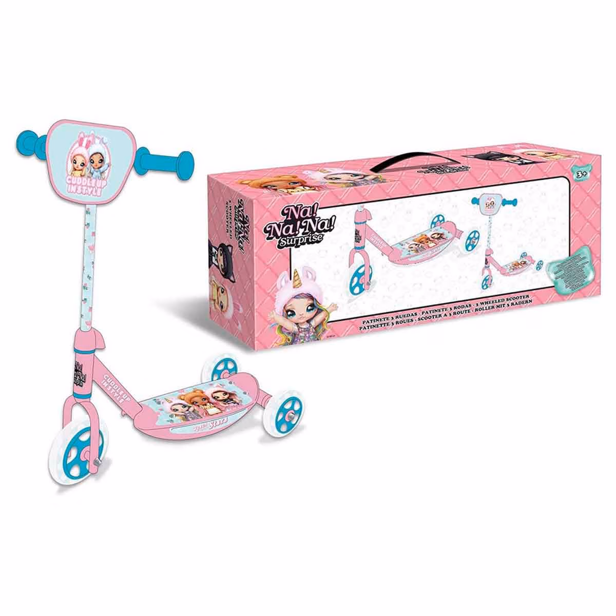 Na!Na!Na! Surprise 3 Wheeled Scooter Unisex, 3-4 Years