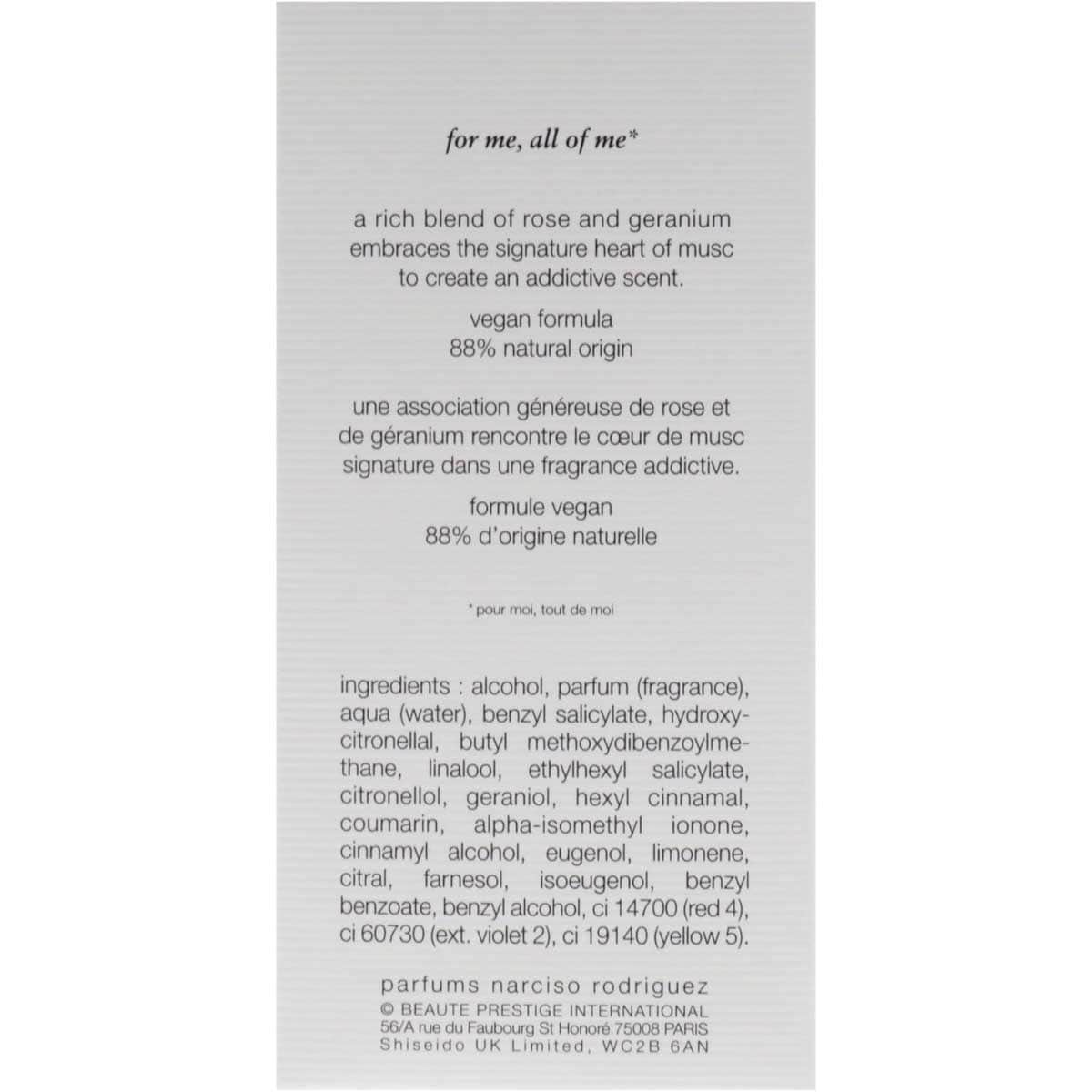 Narciso Rodriguez All Of Me Eau De Parfum for Women
